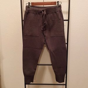 Zara Knit charcoal joggers